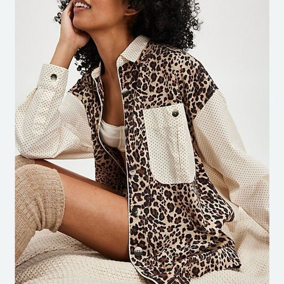 NWT Free People Milk + Cookies Pajama Set - Picture 2 of 5